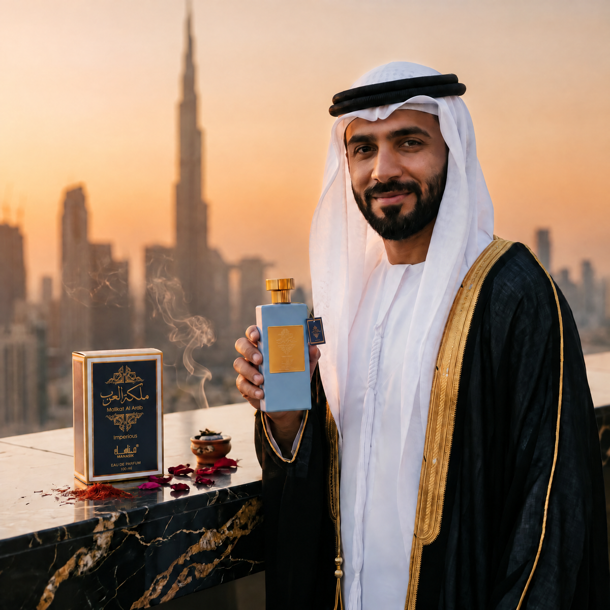Malikat Al Arab Imperious, purtat