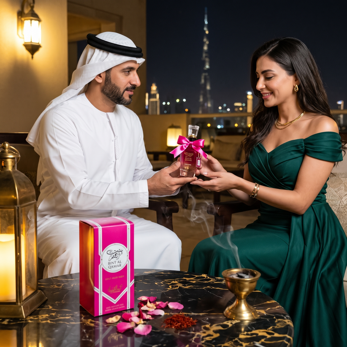 Bint Al Qamar Rose Edition, dăruit