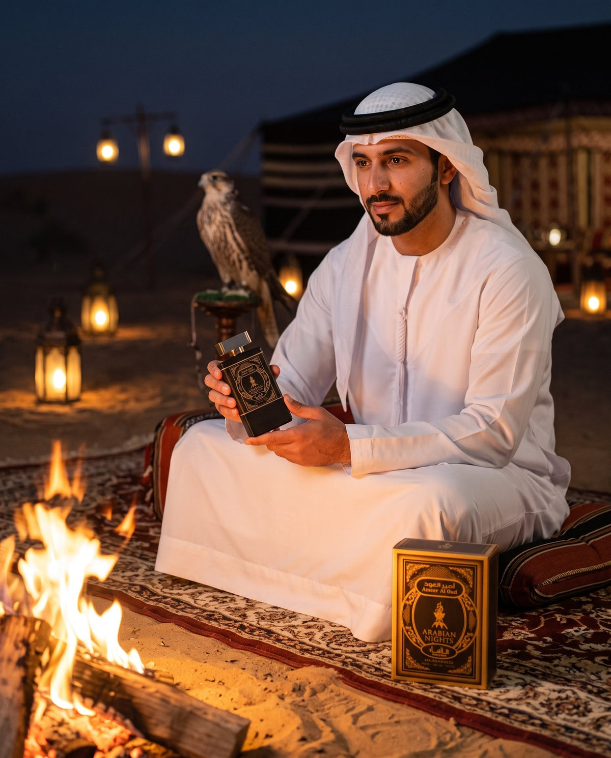 Ameer Al Oud Arabian Nights în mâna unui șeic, în Dubai