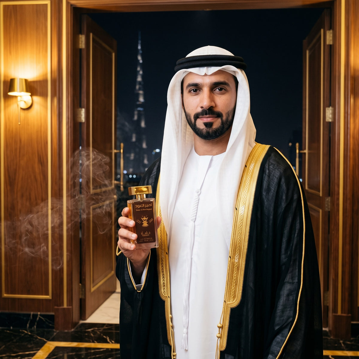 Ameer Al Oud Original, într-o seară în oraș, în Dubai