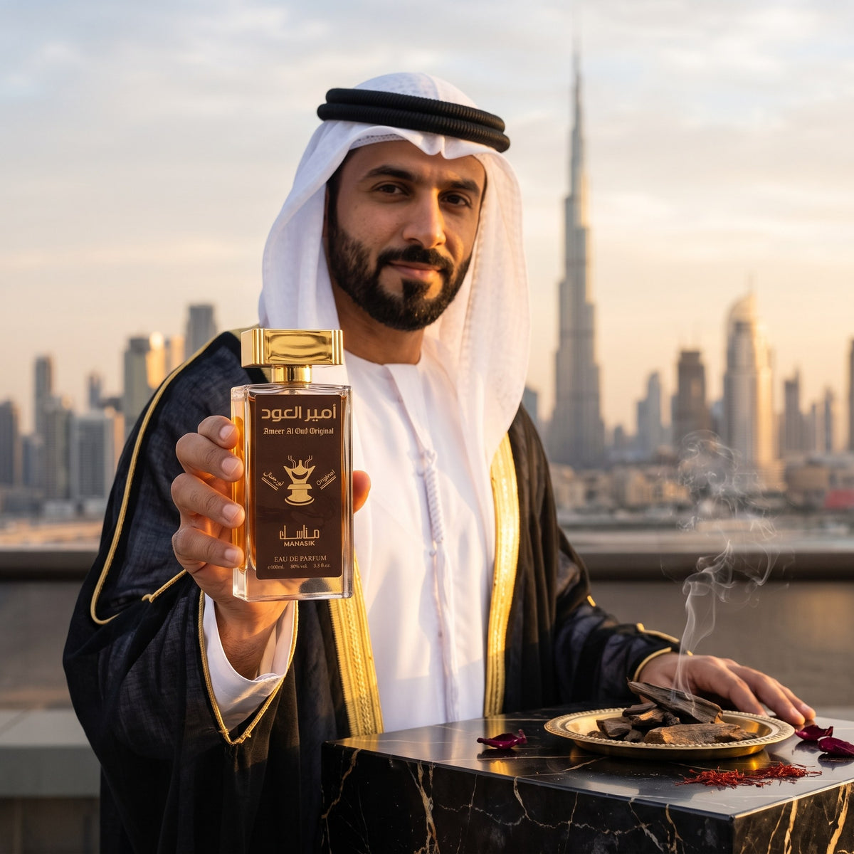 Ameer Al Oud Original, purtat într-o seară de lux în Dubai