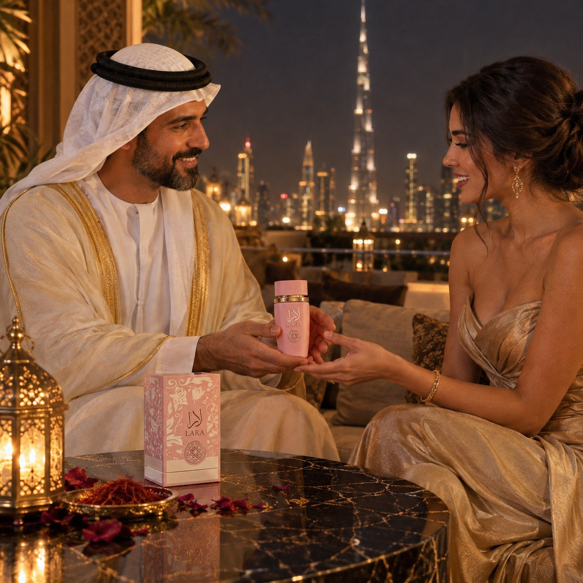 Lara Pink, dăruit într-o seară în Dubai