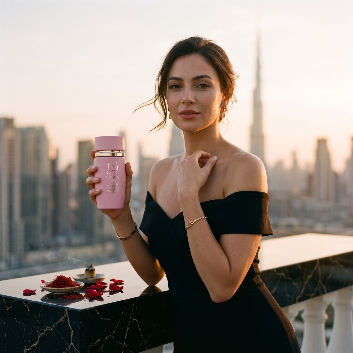 Lara Pink, purtat într-o seară de lux în Dubai