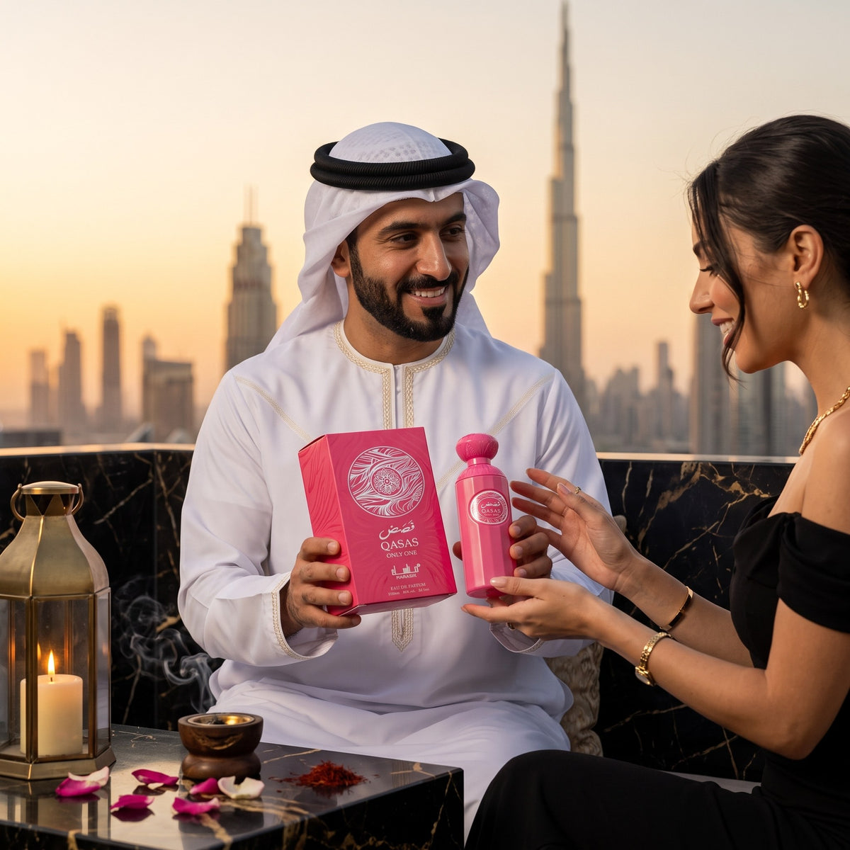 Qasas Only One, dăruit într-o seară în Dubai