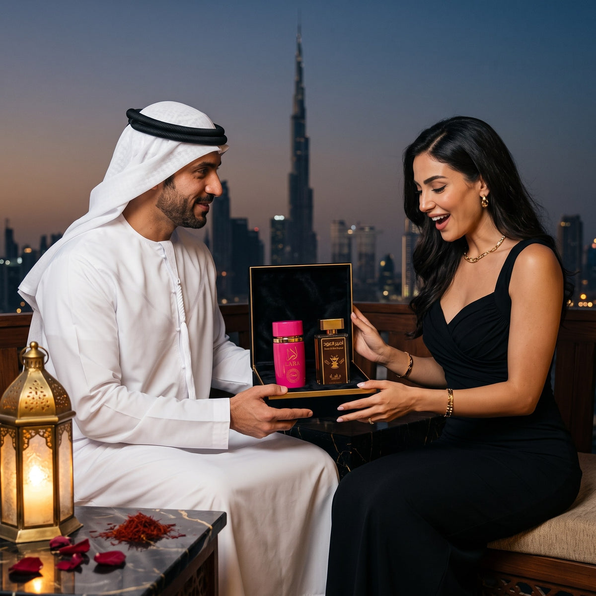 Iubiții din Dubai, dăruit într-o seară în Dubai