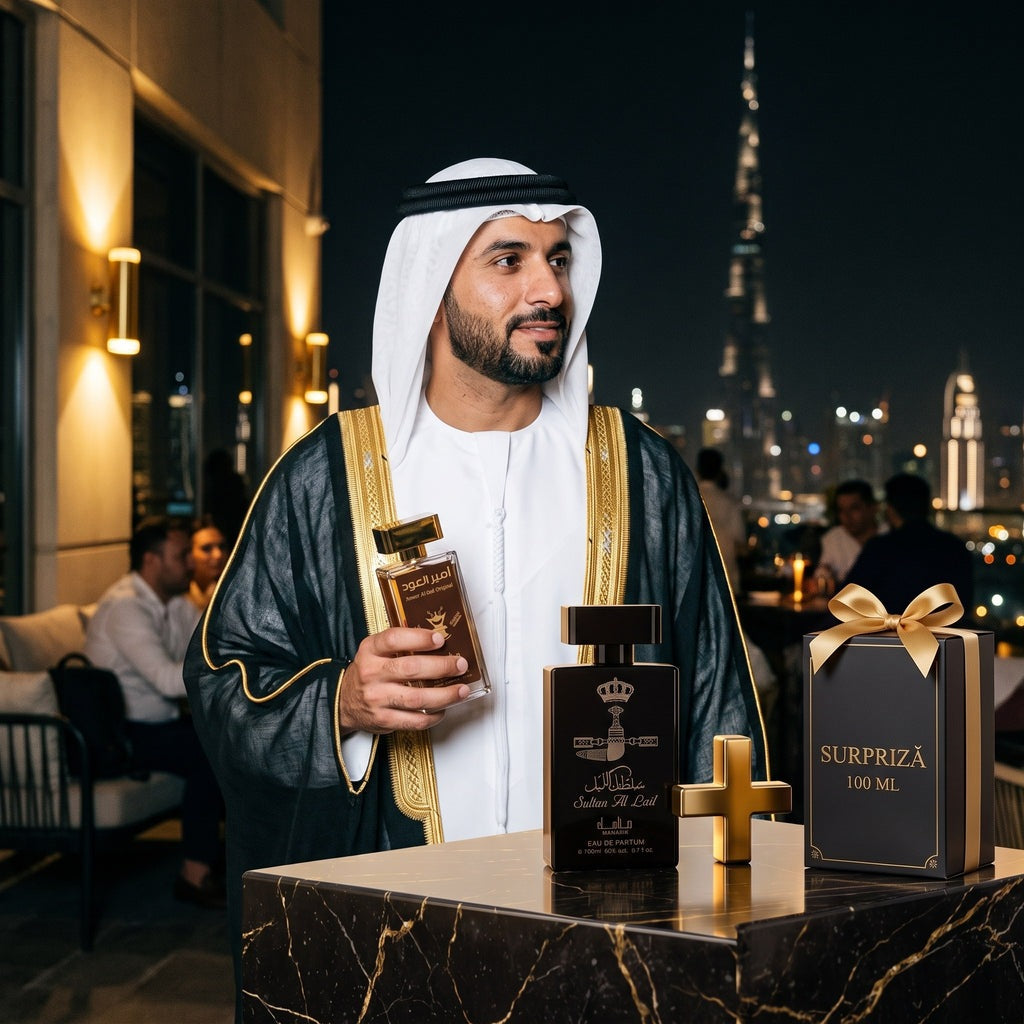 Miros de Boss, într-o seară în oraș, în Dubai