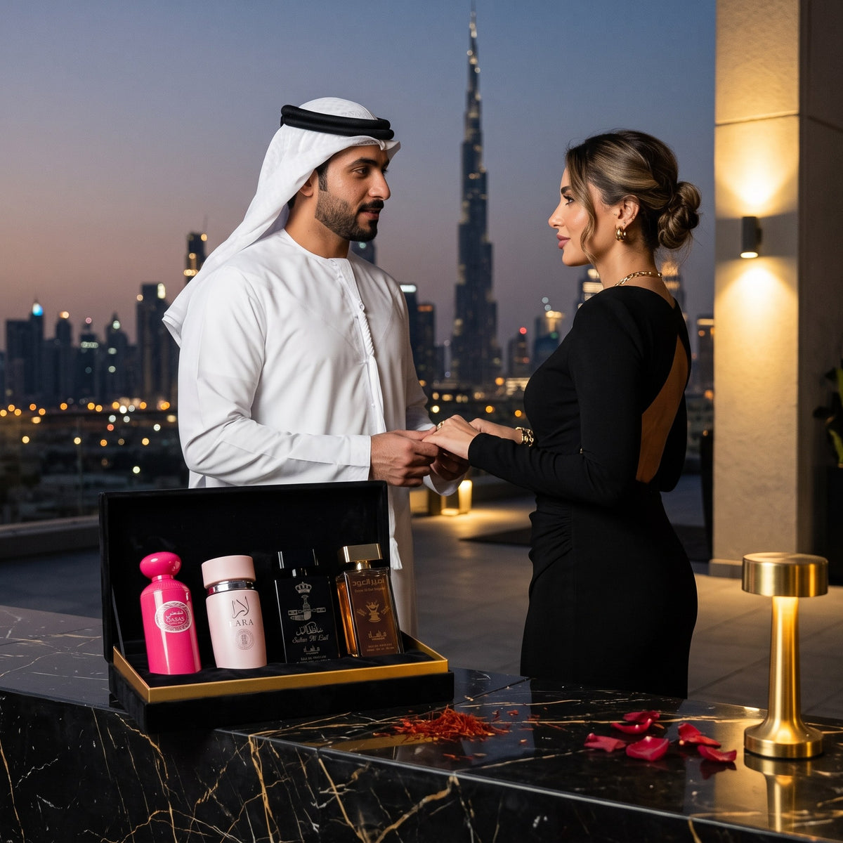 Weekend în Dubai, într-o seară în oraș, în Dubai