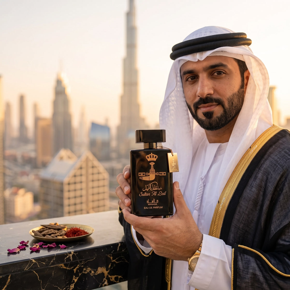 Sultan Al Lail, purtat într-o seară de lux în Dubai